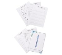 Abaodam Kit de Práctica para Extensiones de Pestañas con Realistas para Entrenamiento de Técnica de Injerto para Principiantes con Guía de Entrenamiento y Plantillas para Perfeccionar