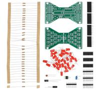 Abaodam Kit de Soldadura Electrónica DIY para Reloj de Arena, Accesorios de Práctica de Soldadura, Proyecto Electrónico Rojo, Tamaño Pequeño Portátil para Aprendizaje y Enseñanza