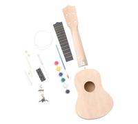 Abaodam Kit de Ukelele Artesanal de Madera para Principiantes Crea Tu Propio Ukelele como Proyecto de Instrumento Musical DIY Adultos