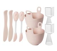 Abaodam Kit Facial Cuencos de Silicona y Brochas para Mascarillas, Incluye Utensilios para Mezclar, para Rutina de Skincare Femenina y Cuidado en Casa