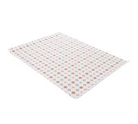 Abaodam Lámina de Suelo para Casas de Muñecas, Baldosas Simuladas Recortables, Accesorio Decorativo en Color Naranja Estrella para Miniaturas, Materiales para Modelismo y Decoración