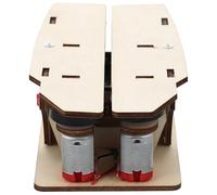 Abaodam Lanzador de Aviones de Papel DIY de Madera para Niños, Kit Educativo 3D de Montaje, Juguete Modelo Científico para Aula y Manualidades, Set Creativo Escolar