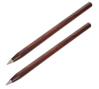 Abaodam Lápices Eternos Reutilizables para Dibujo Suave de Aleación y Madera sin Tinta 2piezas para Estudiantes de Arte y Principiantes en Oficina y Escuela