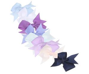 Abaodam Lazos Pelo de Perro Medianos con Clip Metálico, 8 Piezas de Lazos de Cinta Multicolor para Perros Medianos y Grandes, Accesorios Cabello de Mascotas para Uso Diario y Eventos