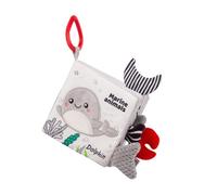 Abaodam Libro de Resistente para Bebés Año Juguete Educativo con Animales Entrenamiento Cognitivo para Recién Nacidos y Pequeños