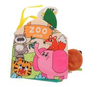 Abaodam Libro para Educación Temprana Juguete y Lavable para Bebés Inspirada Animales para Bebés de Meses Desarrollo Cognitivo Interacción Temprana
