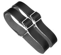 Abaodam Ligas para Mangas de Camisa Ajustables 15 CM Negras para Hombre y Mujer Brazaletes Elásticos Unisex para Camisa Formal Sujetadores de Mangas Cómodos para Uso Profesional