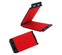 Abaodam Limpiador de Cuerdas de Guitarra Rojo 2 Unidades - Kit de Limpieza para Diapasón, Herramienta de Mantenimiento para Guitarra, Ukelele y Mandolina, Elimina Suciedad y