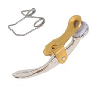 Abaodam Llave para Trompeta Watergate Pequeña en Color Plateado Accesorio de Drenaje de Trompeta Herramienta Clave de Válvula para Mantenimiento y Reparación de Instrumentos Musicales