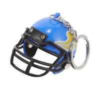 Abaodam Llavero Accesorio Delicado y Decorativo Colgante de de Fútbol Americano Azul de Plástico Diseño Sofisticado para Mochila y Regalos Deportivos
