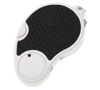 Abaodam Llavero Lupa Plegable Luz LED Lupa Pequeña Portátil Antideslizante Carcasa Metálica Adecuado para Lectura y Observación en Condiciones de Poca Luz Accesorio Práctico y Ligero