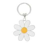 Abaodam Llavero Práctico de Frutas y Margarita Pequeña Colgante Metálico Decorativo para Coche y Bolso Accesorio Creativo y Bonito para Obsequio Buscador de Llaves Diseño Colorido