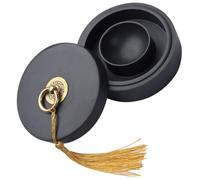 Abaodam Losa de Tinta para Caligrafía Cubierta de Piedra Natural 4 Pulgadas para Pintar y Moler Tinta, Tintero Tradicional Chino para Dibujo y Escritura Artística