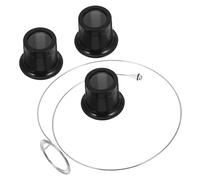 Abaodam Lupa Clip para Reparación de Relojes, Lente de Vidrio 5X, 10x, 15x, Set de 4 Piezas, Herramienta Profesional Multifuncional para Joyería y Trabajos Detallados