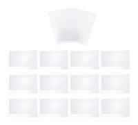 Abaodam Lupa de Tarjeta de Crédito Fresnel 85X55 MM 20 Unidades de PVC Resistente Aumento 3X Lupa Ligera para Leer Libros Periódicos y Menús Adecuado para Personas Mayores y Viajes