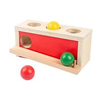 Abaodam Madera de Bolas de Presión para Juguete Educativo para Coordinación Mano-Ojo Resistente y Colorido para Desarrollo Infantil y Fortalecimiento Muscular