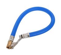 Abaodam Manguera Infladora para Neumáticos de Coche Tubo de Caucho Azul, Mandril de Cobre Bloqueo Rápido, Extensión de Inflador Compatible para Reparación y Mantenimiento de Ruedas