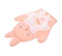 Abaodam Manopla De Baño Para Bebés De Doble Cara Guante De Baño Diseño De Conejo y Exfoliante Para Cuidado Piel Delicada