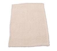 Abaodam Manta Cálida para Mascotas Pequeña 76x52 Cm de Vellón Coral Beige, Tapete Rectangular para Perros y Gatos, Suave, Lavable y Portátil para Uso en Interiores y Jaulas