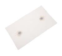 Abaodam Mantel de Altar Bordado de Lino Blanco para Iglesia con Textura Suave y Bordes Finamente Bordados Adecuado para Comuniones y Bautismos