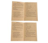 Abaodam Manual de Reglas del Mahjong en Papel, 2 Piezas Guía Completa y Impresión Confiable para Aprendizaje y Reuniones Sociales