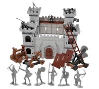 Abaodam Maqueta de Juguete para Niños Caballeros y Accesorios 1 Set Diseño Retro para Decoración de Fiestas y Cumpleaños