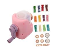 Abaodam Máquina de Pasta Manual para Herramientas de DIY para Modelado de Extrusora de Fideos de Colores Kit de Manualidades Creativas para Niñas