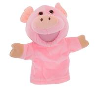 Abaodam Marioneta de Mano Cerdo de Peluche Grande para Niños Juguete Educativo Interactivo Juego y Desarrollo Creativo