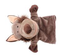 Abaodam Marioneta de Mano de Animal Canino de Peluche Suave y Algodón, Talla Única Adultos, Juguete Interactivo para Narración de Cuentos y Juego Imaginativo