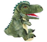 Abaodam Marioneta de Mano de Dinosaurio de Peluche Boca Móvil, Juguete Educativo de Animales, Títere Decorativo de Dibujos Animados para Contar Historias en Interacción Padre E Hijo