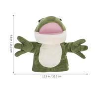 Abaodam Marioneta de Mano de Rana de Peluche Suave, Juguete Interactivo para Padres E Hijos, Muñeco de Felpa para Juegos de Imaginación y Cuenta Cuentos, Obsequio Adecuado