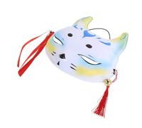 Abaodam Máscara de Media Cara de Animal Astuto para Carnaval y Fiesta, Máscara Decorativa de Plástico Ligera en Talla Única, Accesorio Versátil para Disfraces de Halloween y Cosplay