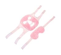 Abaodam Mascarilla de Gel Frío y Calor Mascarilla Facial de Ojos para Aliviar el Estrés de Gel para Belleza Facial para Uso Después del Maquillaje