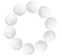 Abaodam Material Multiusos y Pegable de Espuma de Color Claro de Hemisferios 10 Piezas para Manualidades DIY Adecuado para Decoración y Proyectos Creativos