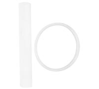 Abaodam Mazo para Cuenco Tibetano 8.5 Cm con Varilla de Piel y Aro Claro, Accesorio para Cuenco Musical Budista, Varilla para Meditación y Relajación Profunda, Uso en Yoga y Templo