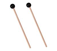 Abaodam Mazos de Percusión de Madera y Goma 2 Piezas Pequeñas para Xilófono Baquetas Lengua Estilo Aleatorio para Instrumentos Musicales, Ideales para Conciertos y Práctica en Casa