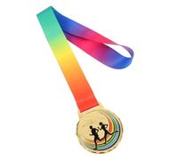 Abaodam Medalla Deportiva de Aleación de Dorada para Maratones y Competiciones de Pista con Brillo Duradero y Segura para Corredores Competitivos
