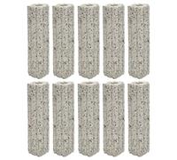 Abaodam Medios Filtrantes Reutilizables para Acuario, Filtro Biológico de Cuarzo Pequeño Multifacético, Paquete de 10 Piezas para Peceras y Estanques, Material de Filtración para Agua