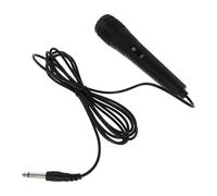 Abaodam Micrófono Dinámico con Cable de 3 M y Conector 6,35 Mm para Amplificador y Altavoz, Micrófono Vocal para Cantar en Karaoke y Actuaciones en Escenario, Diseño de Reducción de Ruido