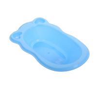 Abaodam Mini Bañera Pequeña De Plástico para Muñecas, Juguetes y Accesorios para Casas De Muñecas Infantiles, Color Azul, Adecuado para Juego Creativo y Decoración De Baño En Miniatura
