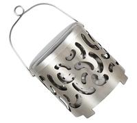 Abaodam Mini Calentador de Camping Portátil de Acero Inoxidable Cubierta para Estufa de Calentamiento Accesorio para Exteriores Resistente al Viento Adecuado para Camping Senderismo