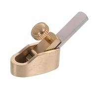 Abaodam Mini Cepilladora de Mano para Violín, Herramienta de Luthier de Latón Cuchilla de 8 Mm, Cepilladora Manual para Carpintería de Madera, Compacta para Ajuste de Diapasón