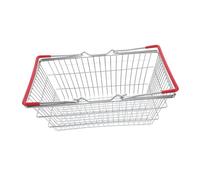 Abaodam Mini Cesta de Compras de Hierro con Asas para Organizador Pequeño para Frutas Verduras y Snacks Diseño Resistente y Versátil para Almacenamiento