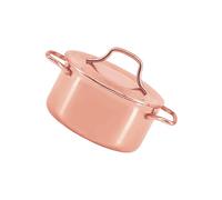 Abaodam Mini Cocina Accesorios casa de muñecas cocinando Miniatura Juguete Mini Utensilios de Cocina Mini Juguete de Cocina de simulación Mini decoración aleación Oro Rosa