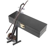 Abaodam Mini Erhu Decorativo De Madera Modelo Musical Chino Adorno De Instrumento Miniatura Para Niño Niña Juguete Rol Tradicional