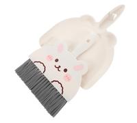 Abaodam Mini Escoba y Recogedor para Escritorio, Kit de Limpieza Ligero de PP y Pet, Adecuado para Limpiar Polvo y Restos en Mesa o Sala de Ordenadores