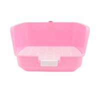 Abaodam Mini Inodoro para Conejillos de Indias y Hurones, Bandeja de Plástico Rosa Rejilla Desmontable y Diseño Tipo Cajón para Baño Cómodo en Casa y Color Aleatorio Varios Estilos