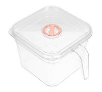 Abaodam Mini Pecera Tapa para Pecera Cubierta Pequeña Acuario De Cría Irrompible Peceras Automáticas para Mesa Cuadrada Escritorio Pecera para Peces Betta Pecera para Peces Betta