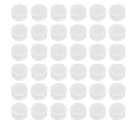 Abaodam Mini Rodamientos Giratorios Blancos para Arte de Uñas 3d, 40 Piezas de Plástico para Diseño DIY y Accesorios Aplicables