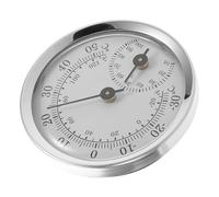 Abaodam Mini Termómetro Higrómetro de Aleación de Aluminio y Plástico para Control Preciso de Temperatura y Humedad en Vehículos y Hogar